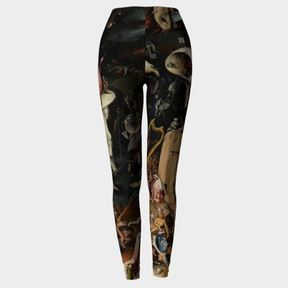Hieronymus Bosch The Garden Of Earthly Delights Artistic Print Leggings